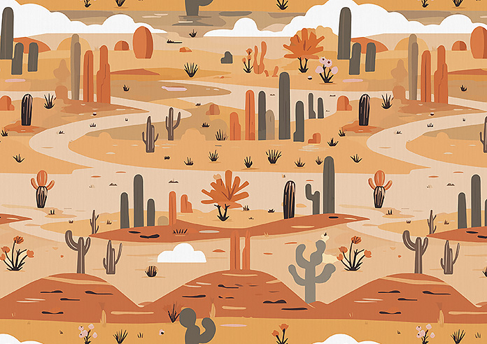 Wild West, Sunset - Roman Blind - Image 7